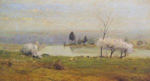 George Inness - Pond At Milton On The Hudson